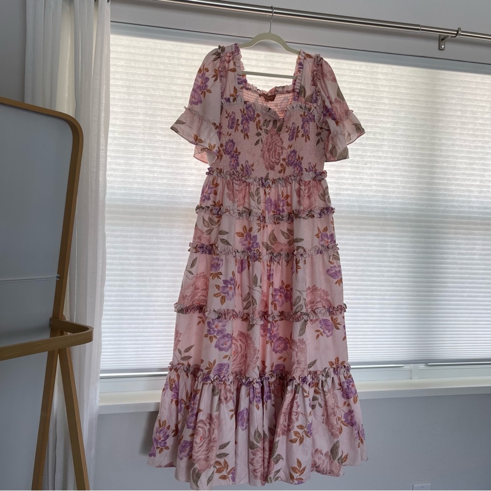 NWOT JessaKae Senna Dress in Mauve Floral - Picture 4 of 7